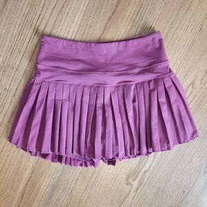 Gold Hinge Women's 'Raspberry' Pleated Tennis Skirt Skort Activewear Small S